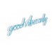 WALLXPERT Dekorativna rasveta Good Vibes Only Blue