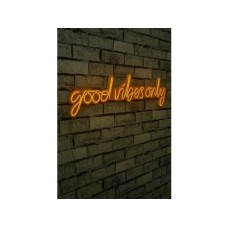 WALLXPERT Dekorativna rasveta Good Vibes Only Yellow