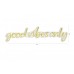 WALLXPERT Dekorativna rasveta Good Vibes Only Yellow