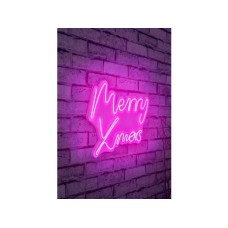 WALLXPERT Dekorativna rasveta Merry Christmas Pink