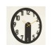 WALLXPERT Zidni sat Mood Metal Wall Clock APS114 Black