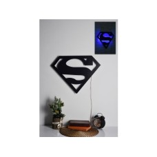 WALLXPERT Zidna lampa Superman Blue