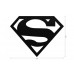 WALLXPERT Zidna lampa Superman Blue