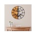 WALLXPERT Zidni sat Wooden Clock 58