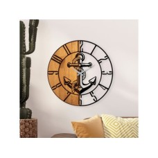 WALLXPERT Zidni sat Wooden Clock 58