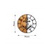 WALLXPERT Zidni sat Wooden Clock 58