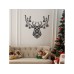 WALLXPERT Zidna dekoracija Christmas Deer