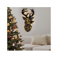 WALLXPERT Zidna dekoracija XMASBLACK 003