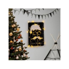 WALLXPERT Zidna dekoracija XMASBLACK 006