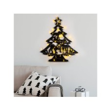 WALLXPERT Zidna dekoracija XMASBLACK 024