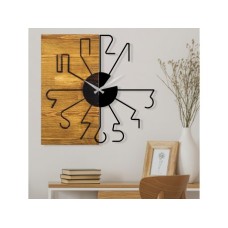 WALLXPERT Zidni sat Wooden Clock 29