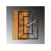 WALLXPERT Zidni sat Wooden Clock 37 A