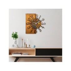 WALLXPERT Zidni sat Wooden Clock 7 A