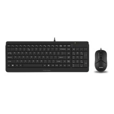 A4 TECH F1512S FSTYLER USB YU crna tastatura + USB crni miš