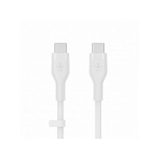 BELKIN BOOST CHARGE Silicone cable USB-C / USB-C 2.0  3M  (CAB009bt3MWH)