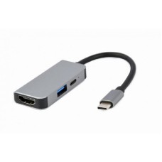 CablExpert A-CM-COMBO3-02 USB-C - HDMI/USB 3.0/PD (30607)