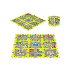 ECO TOYS Podloga Za Igru City, 9 Elemenata (90.5x90,5cm) Iplay