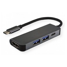 FAST ASIA Adapter-konvertor TIP C na HDMI+ 2xUSB 3.0+ TIP C