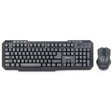 GEMBIRD KBS-WM-02 Gejmerska tastatura US + bežični miš USB