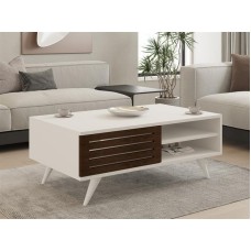 HOME LINE Sto za dnevnu sobu Grande White Walnut