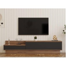 HOME LINE TV polica Asir Atlantic Pine Anthracite