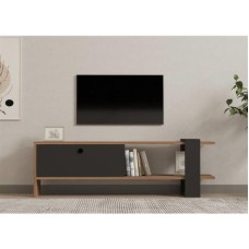 HOME LINE TV polica Ova Atlantic Pine Anthracite