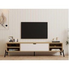 HOME LINE TV polica Santa Sapphire Oak White