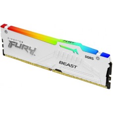 KINGSTON DIMM DDR5 16GB 5.200MHz FURY Beast White RGB XMP KF552C40BWA-16