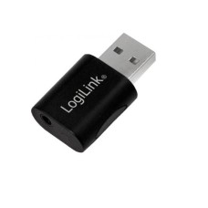 LOGILINK USB Audio Adapter crni 1x3.5mm