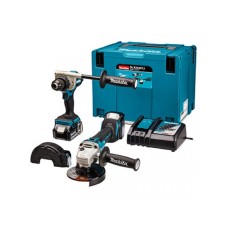 MAKITA Set LXT-DDF486, DGA504, BL1850Bx2, DC18RC, Makpac