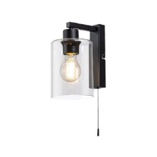 RABALUX Zidna lampa Miroslaw crna 5077