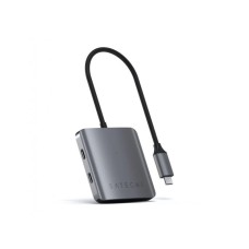 SATECHI 4-PORT USB-C Hub (4xUSB-C up to 5 Gbps) - Space Grey