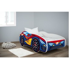 TOP BEDS Dečiji krevet 160x80 Red Blue Car