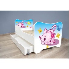 TOP BEDS Happy Kitty Dečiji krevet 140x70 + fioka Little Kitty