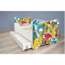 TOP BEDS Happy Kitty Dečiji krevet 160x80 + fioka Princesses