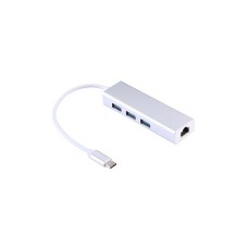 VELTEH Type C HUB 4u1 RJ45 Gigabit LAN + 3*USB 3.0