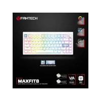 FANTECH Tastatura Mehanička Gaming MK921 Maxfit 8 Wireless white white switch FANTECH Tastatura Mehanička Gaming MK921 Maxfit 8 Wireless white white switch