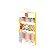 LEGO DRVENE BOJICE SA DRŽAČEM ZA KOCKE (12 KOM) LEGO DRVENE BOJICE SA DRŽAČEM ZA KOCKE (12 KOM)