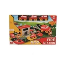 N/A Garaža vatrogasna stanica - set za igru N/A Garaža vatrogasna stanica - set za igru
